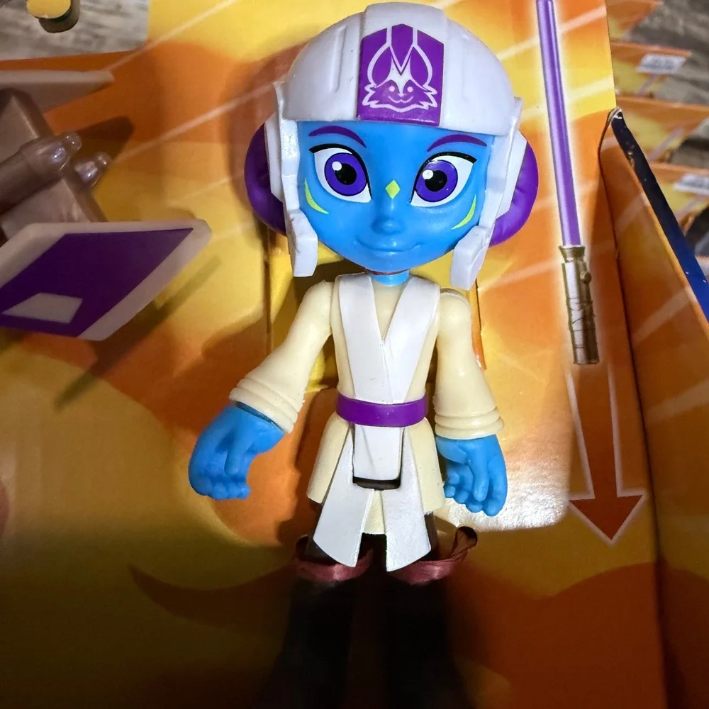 Star Wars Young‎ Jedi Adventures Lys Solay Speeder Lightsaber Action Figure
